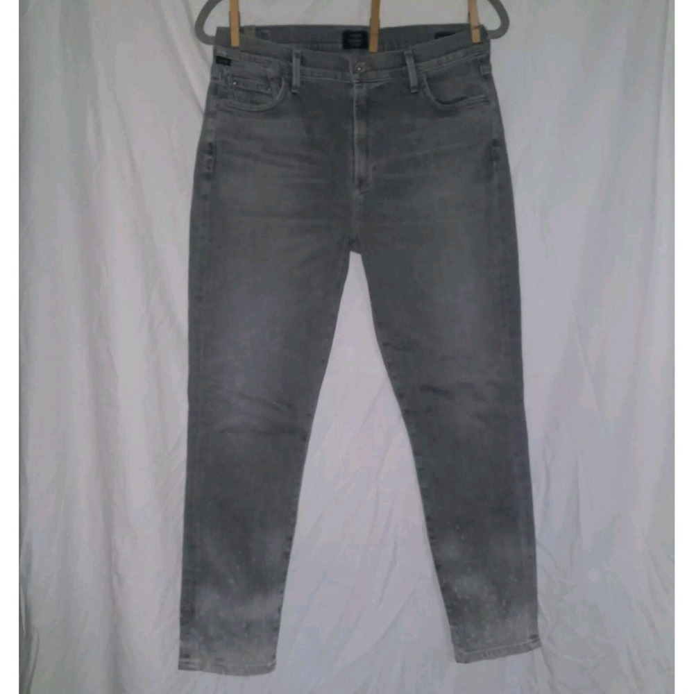 Citizens Of Humanity C Of H Rocket Crop High Rise Jeans Gray Women's Size 30 EUC